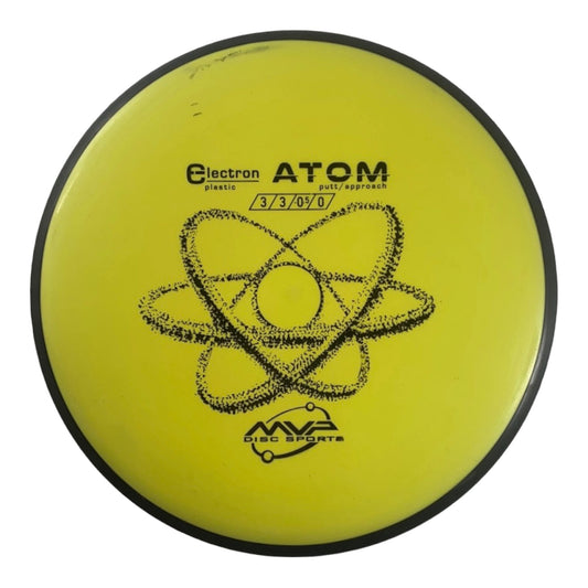 MVP Disc Sports Atom | Electron | Yellow 168g Disc Golf