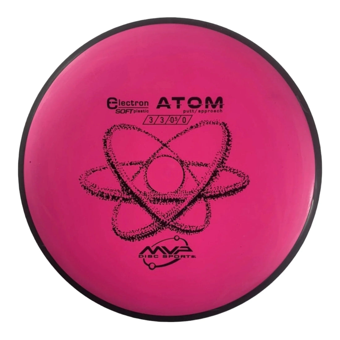 MVP Disc Sports Atom | Electron Soft | Pink 169g Disc Golf