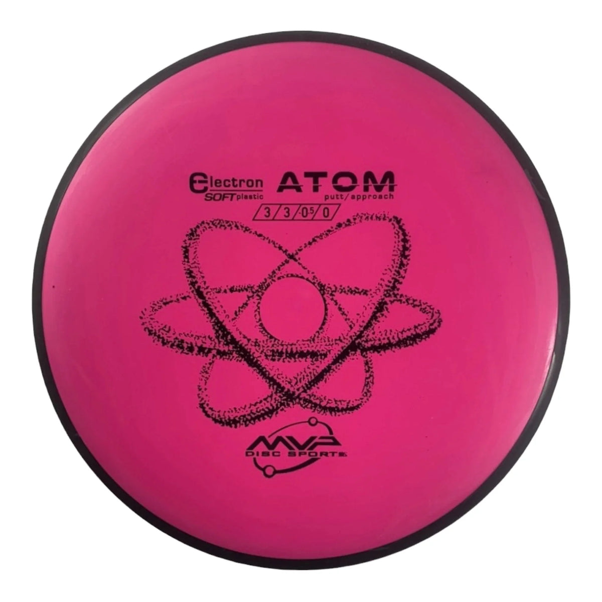 MVP Disc Sports Atom | Electron Soft | Pink 169g Disc Golf