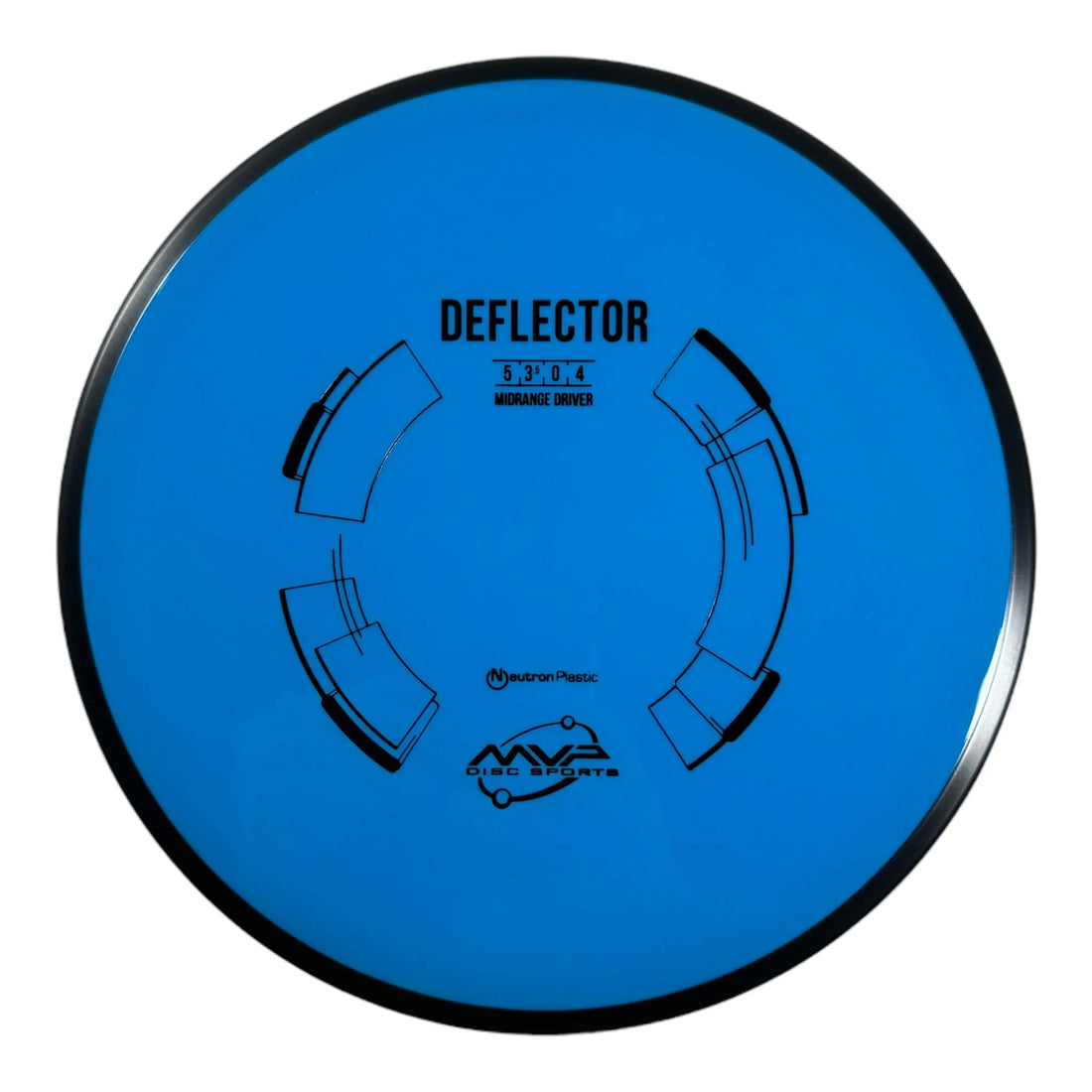 MVP Disc Sports Deflector | Neutron | Blue/Black 172g Disc Golf