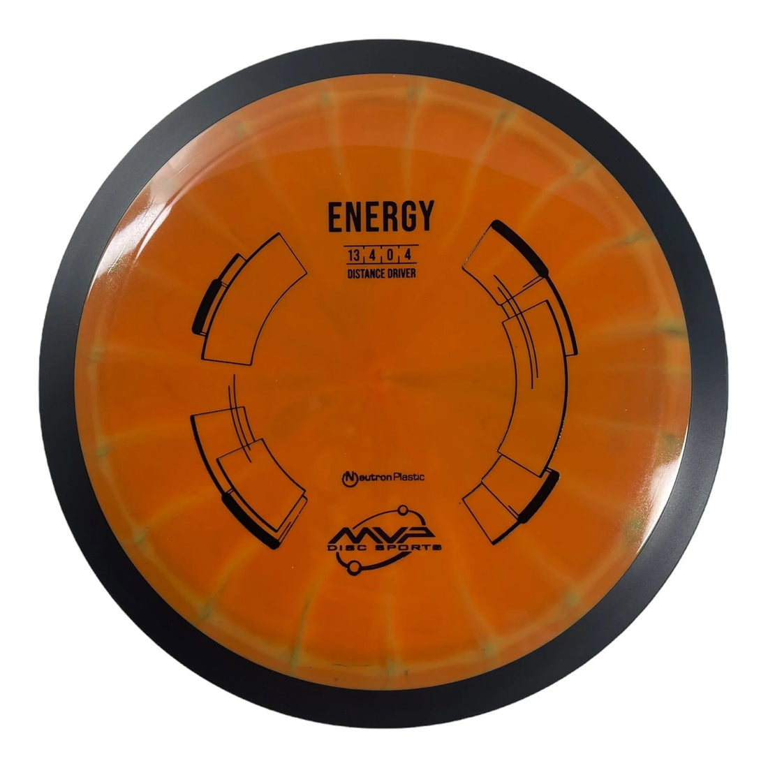 MVP Disc Sports Energy | Neutron | Orange/Black 166g Disc Golf