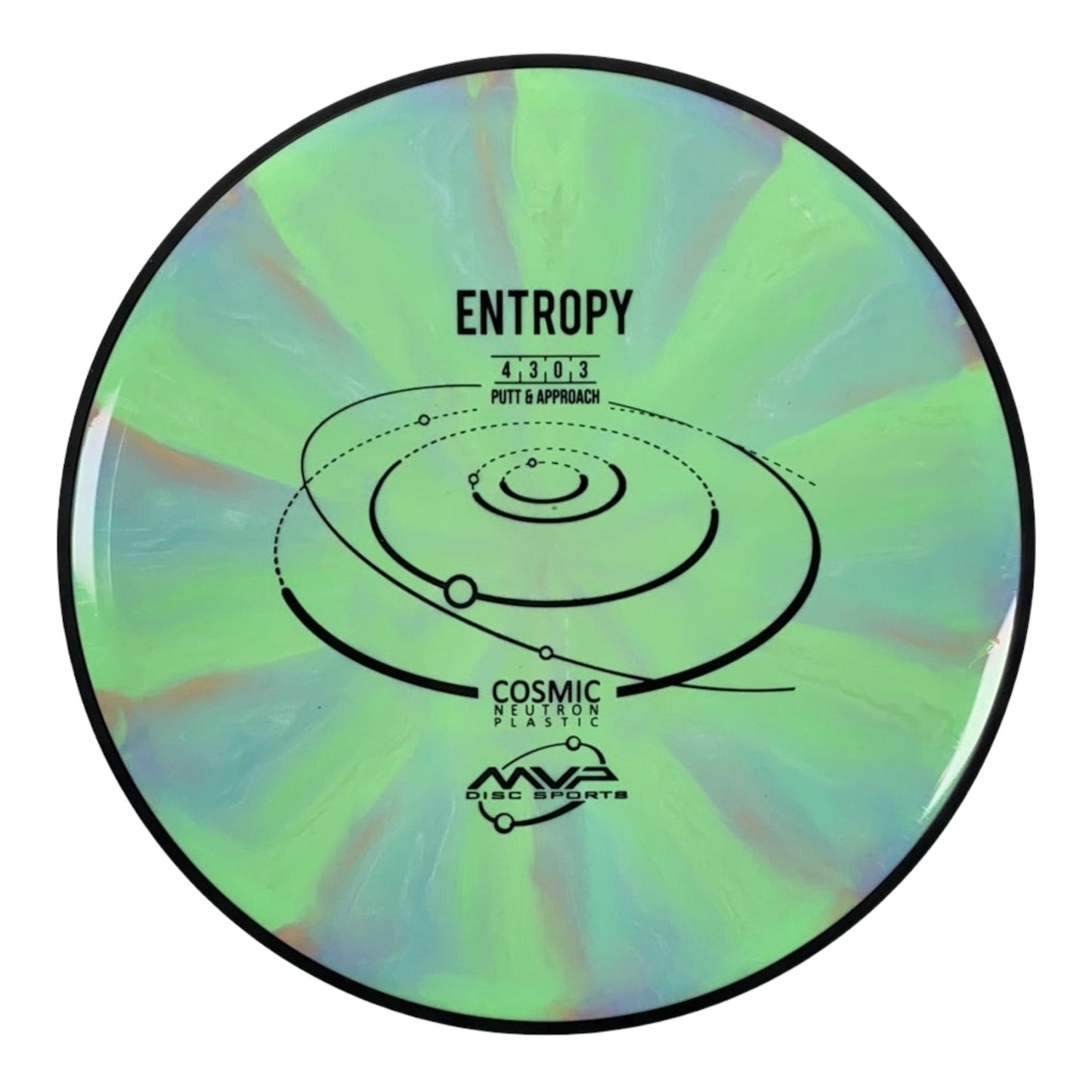 MVP Disc Sports Entropy | Cosmic Neutron | Green 173-175g Disc Golf