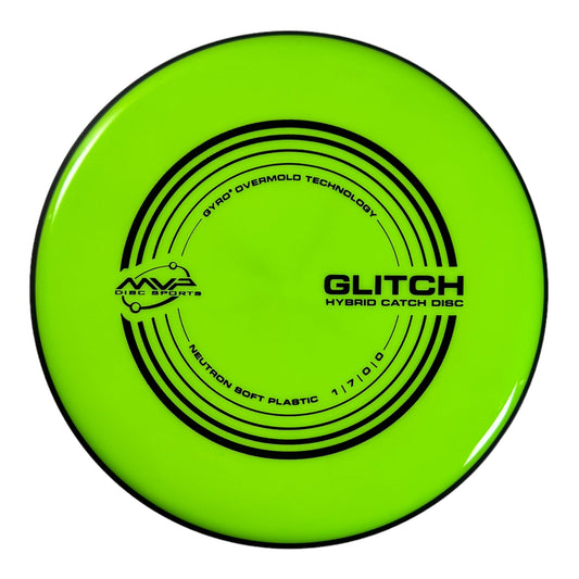 MVP Disc Sports Glitch | Neutron Soft | Green/Black 144-151g Disc Golf