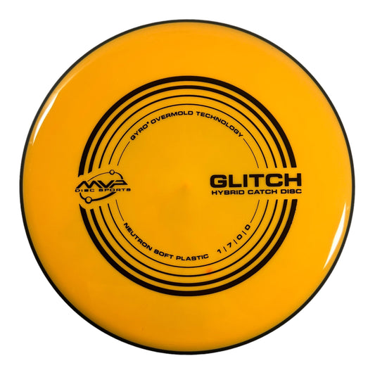 MVP Disc Sports Glitch | Neutron Soft | Orange/Black 143g Disc Golf