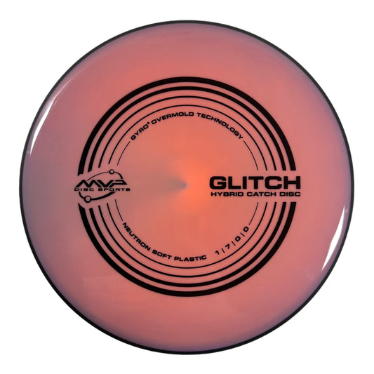 MVP Disc Sports Glitch | Neutron Soft | Pink/Black 144g Disc Golf