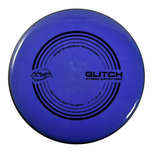 MVP Disc Sports Glitch | Neutron Soft | Purple/Black 151g Disc Golf