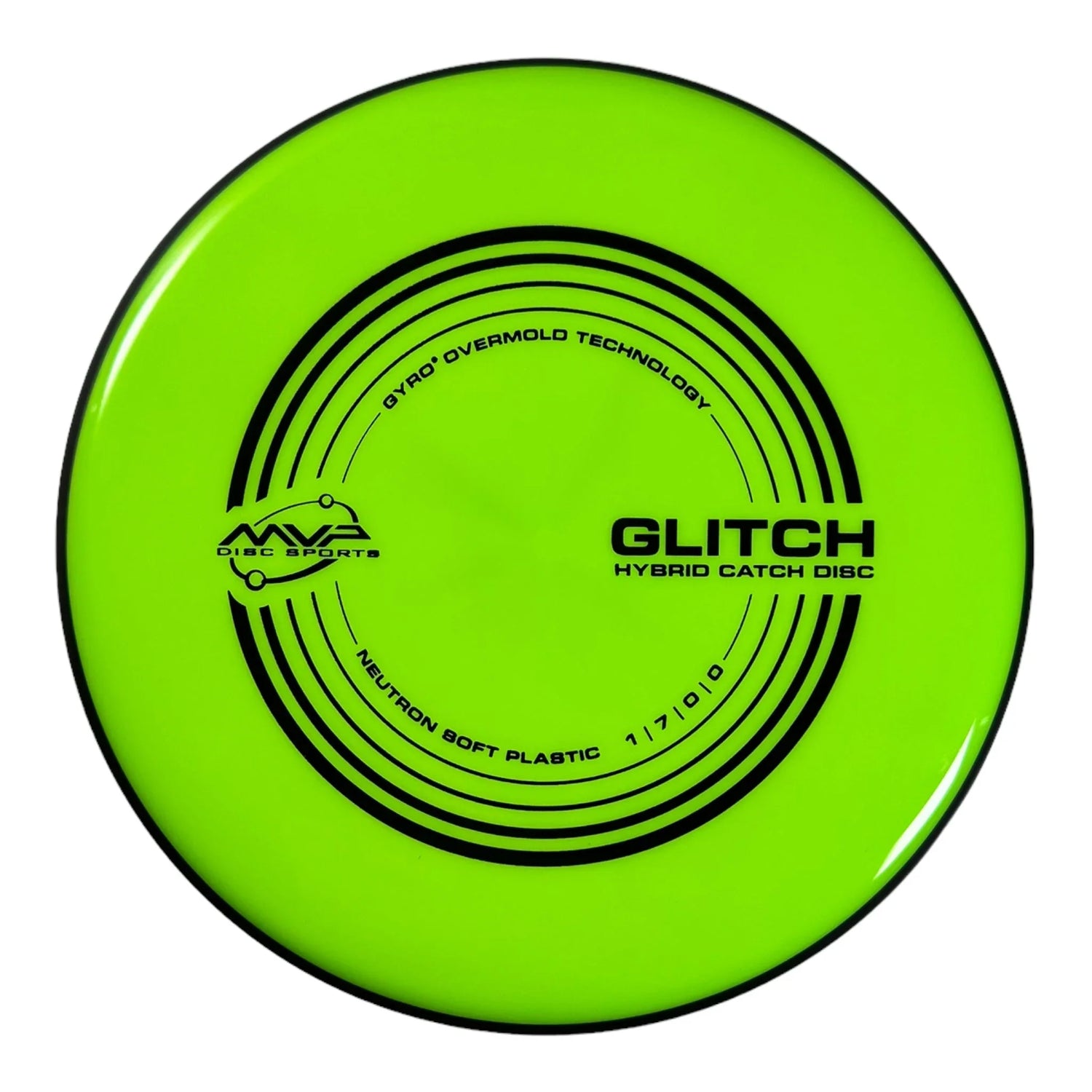 MVP Disc Sports Glitch | Neutron Soft | Green/Black 144 - 151g Disc Golf