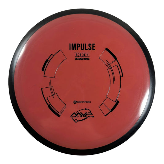 MVP Disc Sports Impulse | Neutron | Red/Black 167g Disc Golf