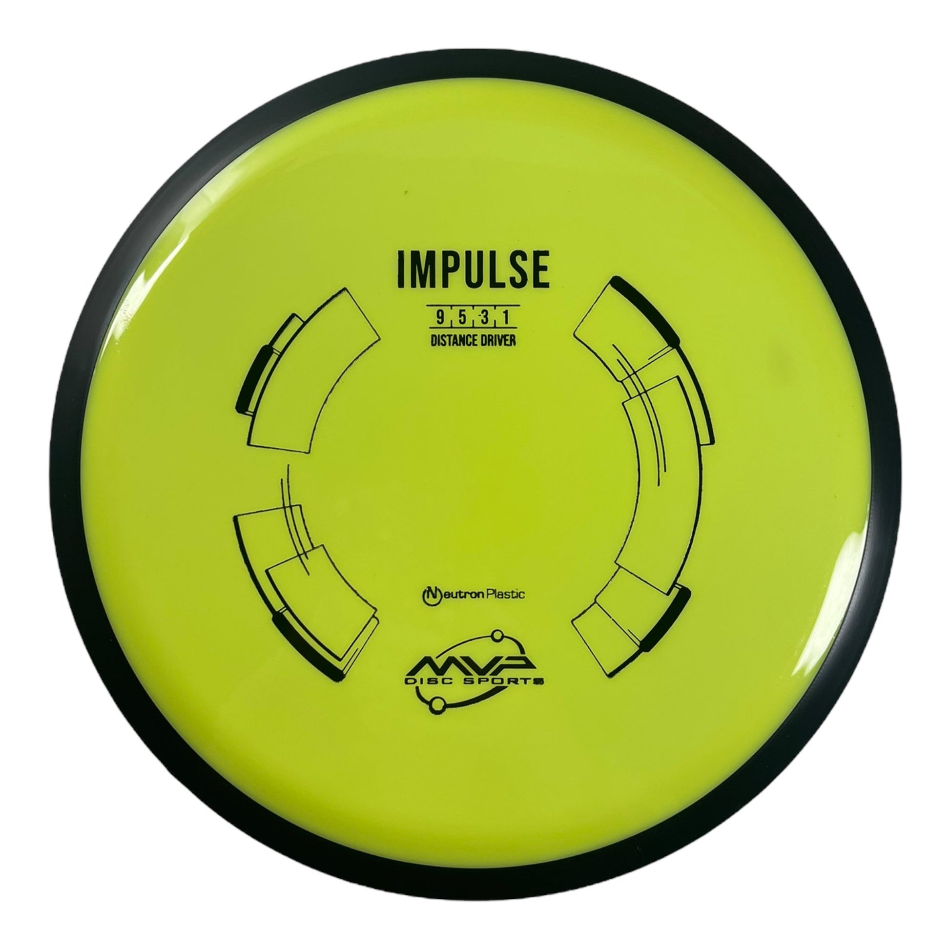 MVP Disc Sports Impulse | Neutron | Yellow 168g Disc Golf