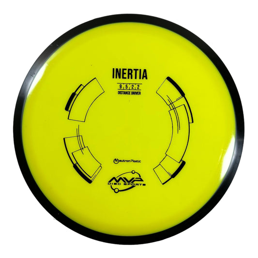 MVP Disc Sports Inertia | Neutron | Yellow/Black 169g Disc Golf