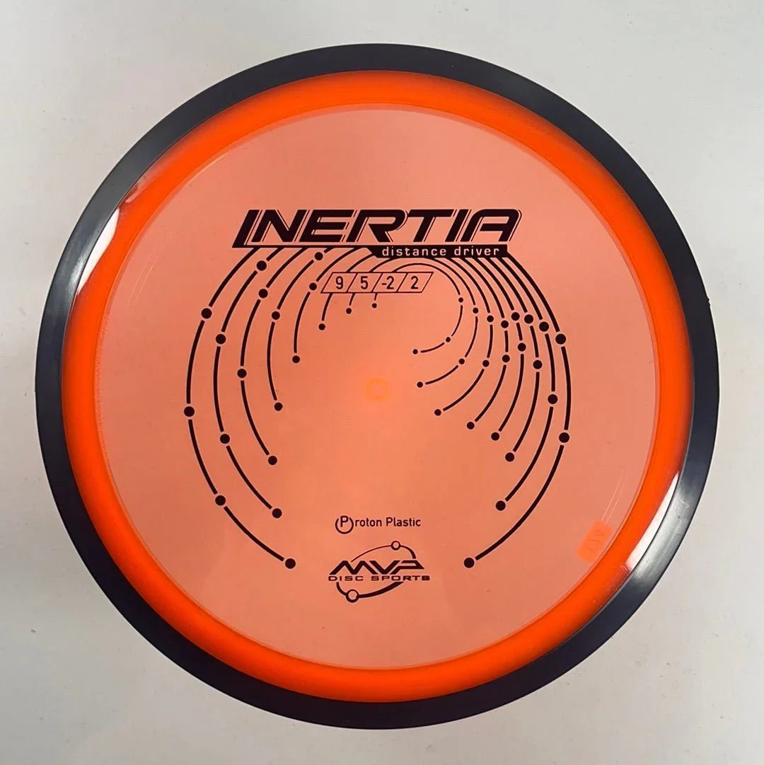 MVP Disc Sports Inertia | Proton | Orange/Black 166 - 174g Disc Golf