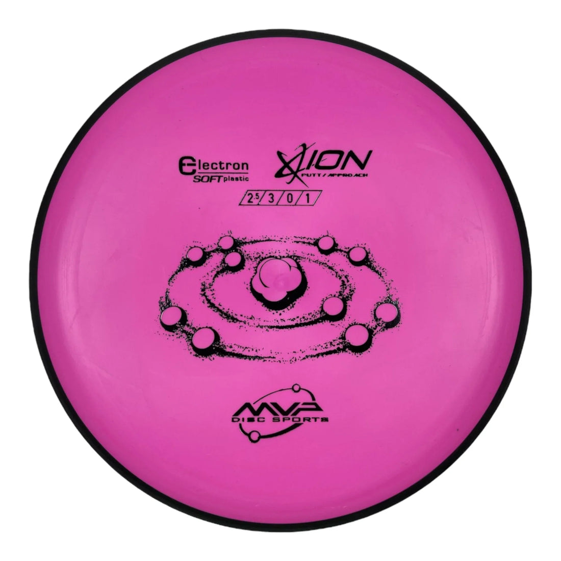 MVP Disc Sports Ion | Electron Soft | Pink/Black 167 - 171g Disc Golf
