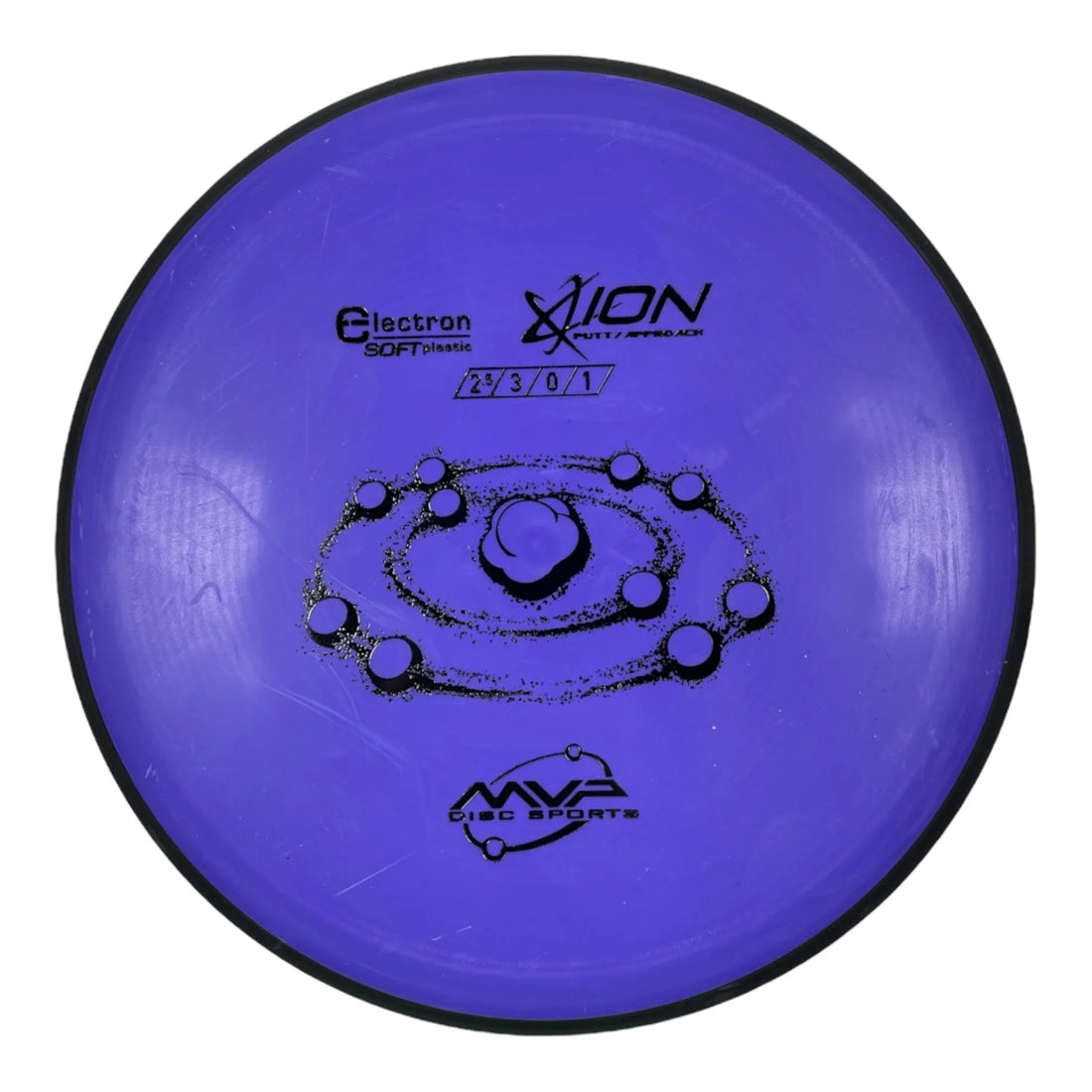MVP Disc Sports Ion | Electron Soft | Purple/Black 172 - 173g Disc Golf