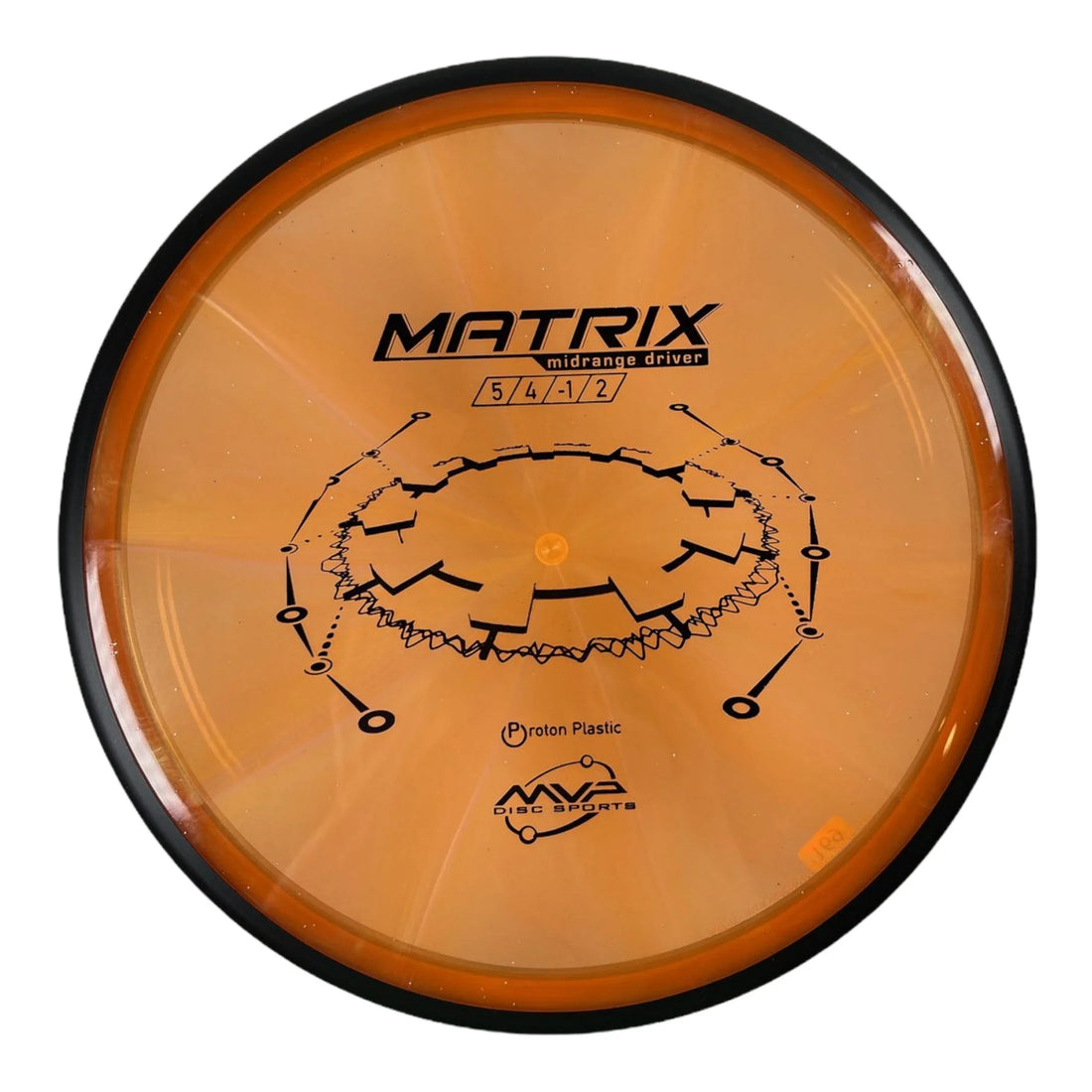 MVP Disc Sports Matrix | Proton | Orange/Black 169 - 172g Disc Golf