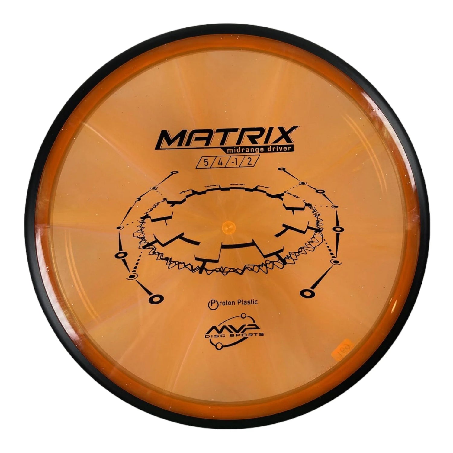 MVP Disc Sports Matrix | Proton | Orange/Black 169 - 172g Disc Golf