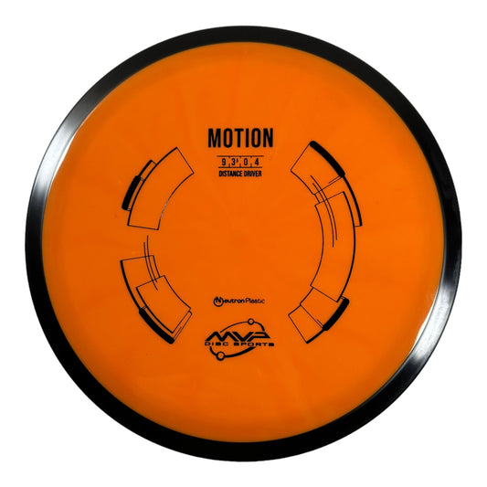 MVP Disc Sports Motion | Neutron | Orange/Black 165g Disc Golf