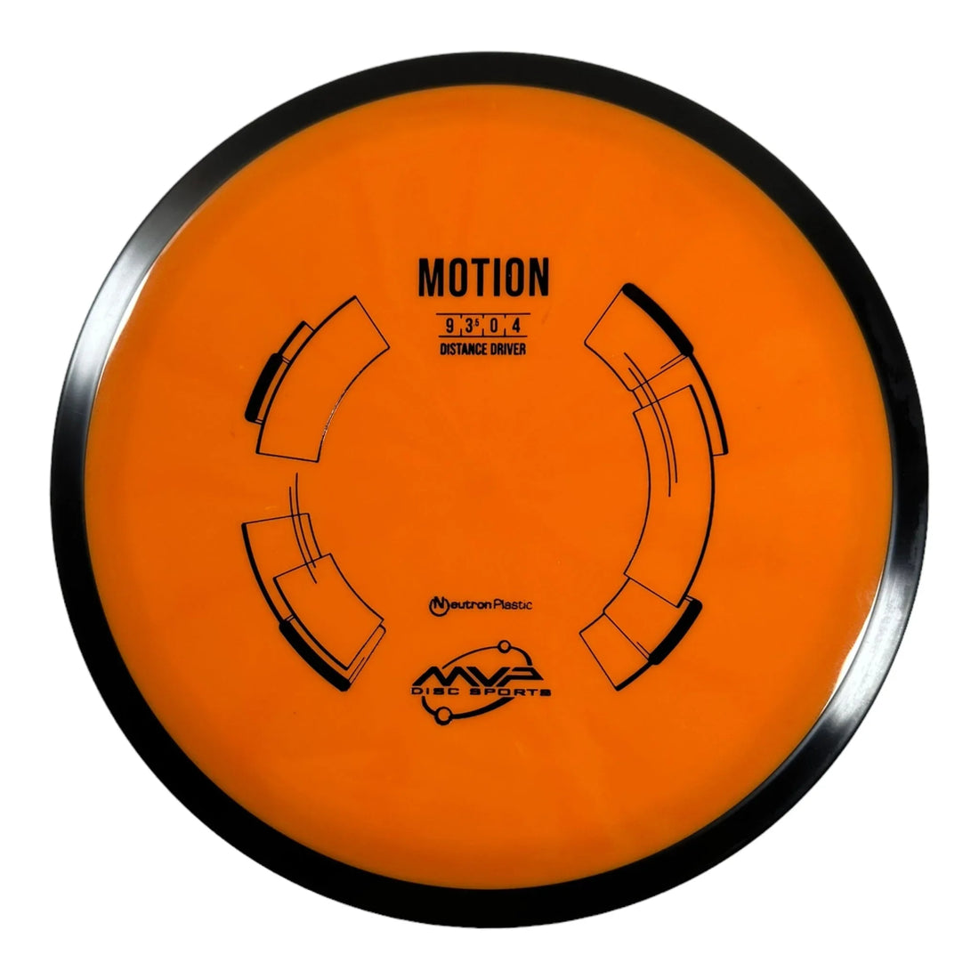 MVP Disc Sports Motion | Neutron | Orange/Black 165g Disc Golf
