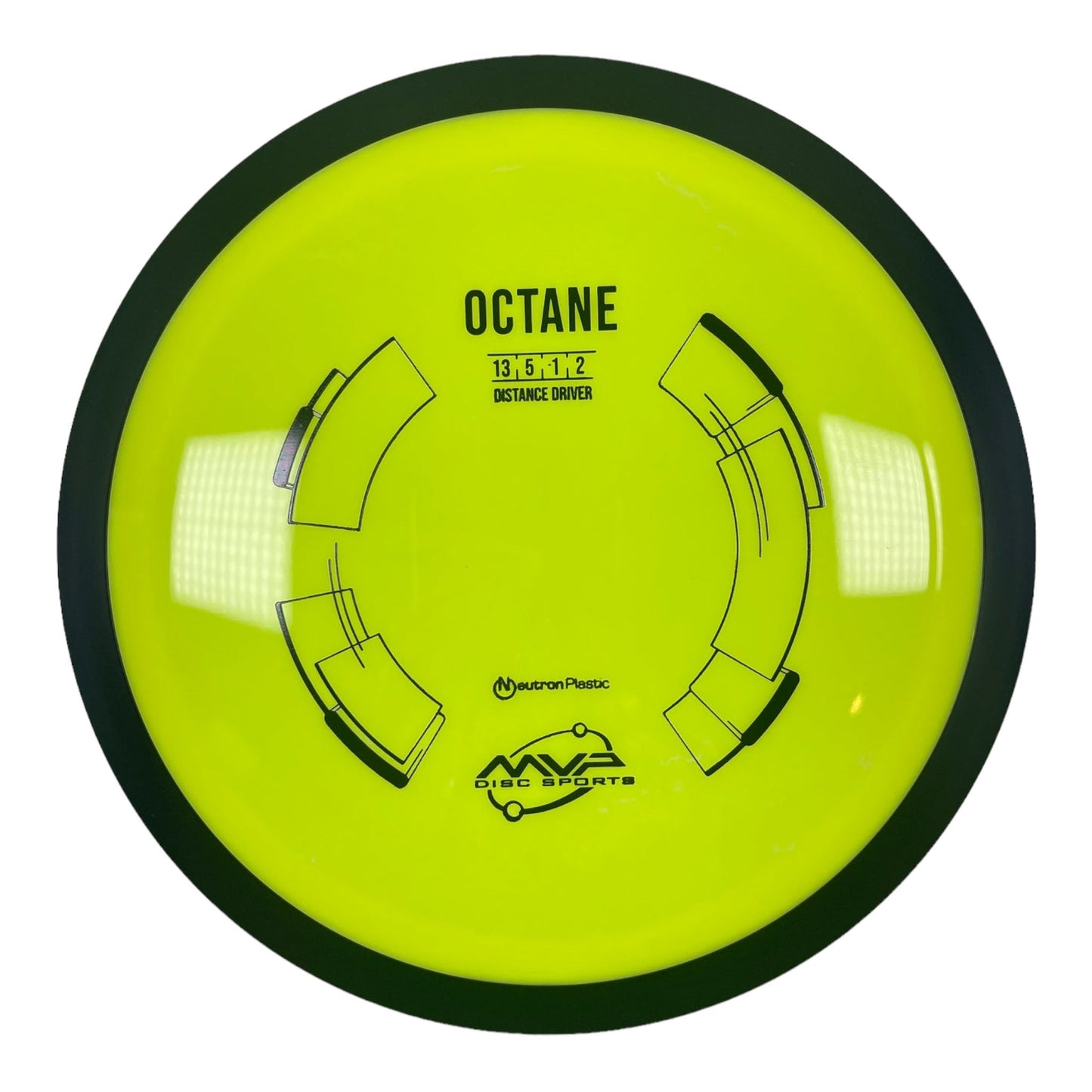 MVP Disc Sports Octane | Neutron | Yellow/Black 168g Disc Golf