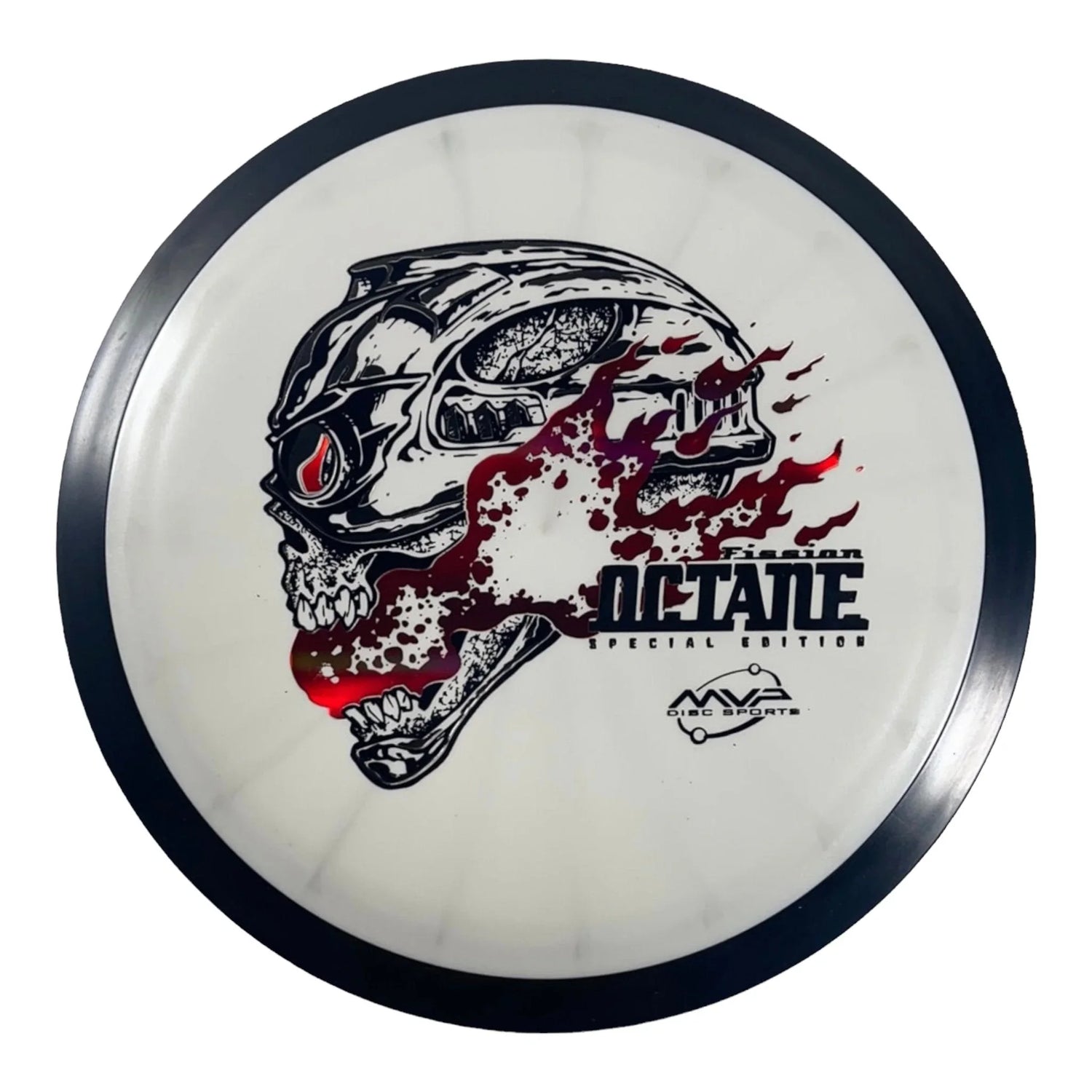 MVP Disc Sports Octane | Fission | White/Red 156 - 167g (Special Edition) Disc Golf