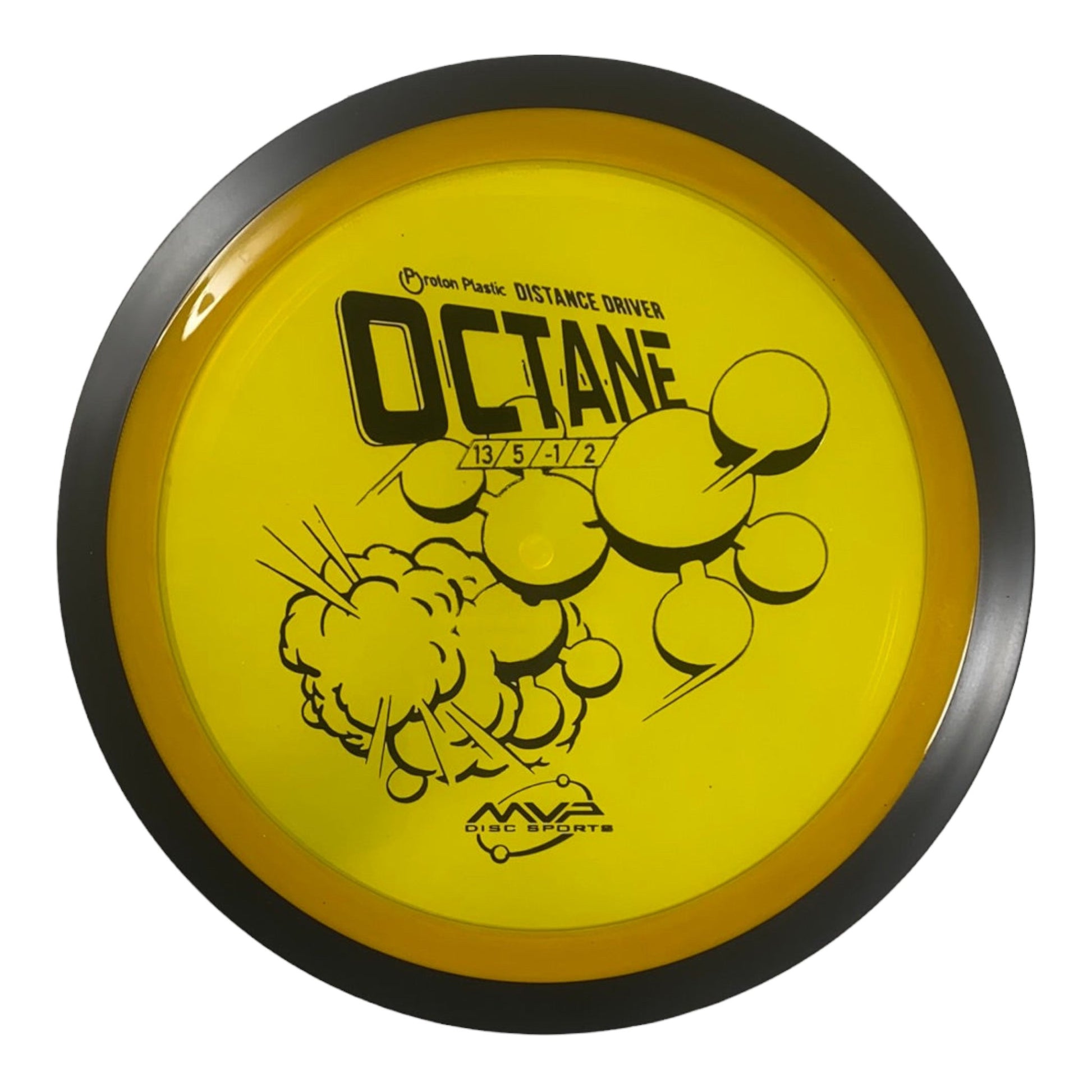 MVP Disc Sports Octane | Proton | Yellow/Black 173g Disc Golf