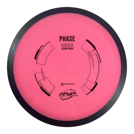 MVP Disc Sports Phase | Neutron | Pink/Black 169g Disc Golf