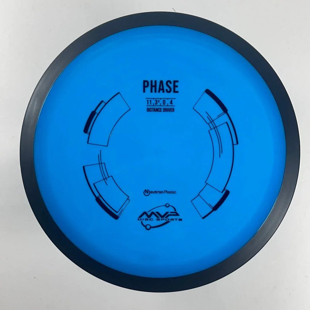 MVP Disc Sports Phase | Neutron | Blue/Black 171g Disc Golf