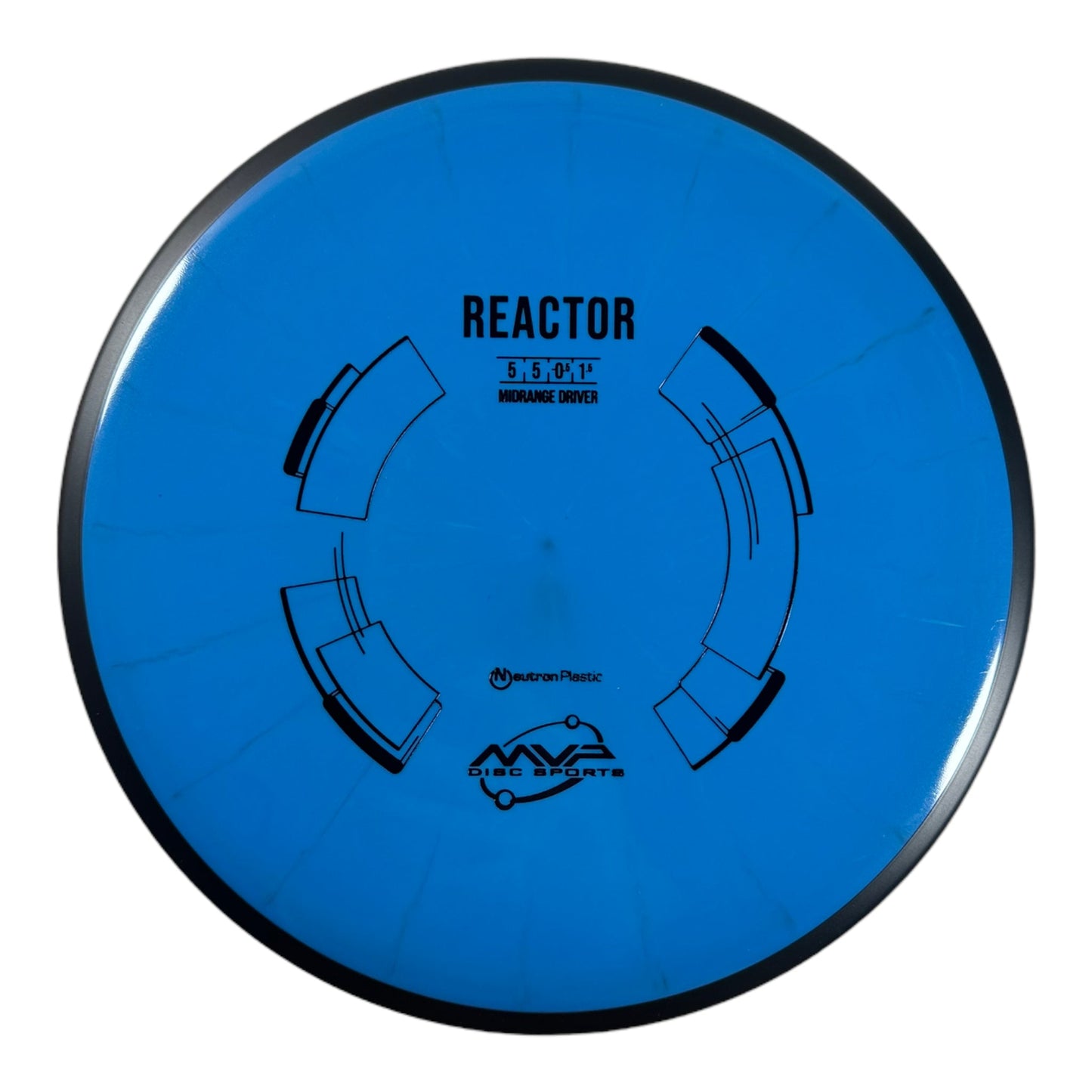 MVP Disc Sports Reactor | Neutron | Blue/Black 171g Disc Golf
