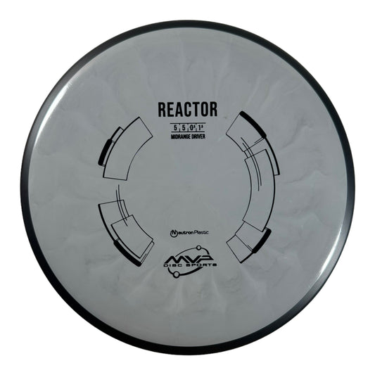 MVP Disc Sports Reactor | Neutron | Grey/Black 177g Disc Golf