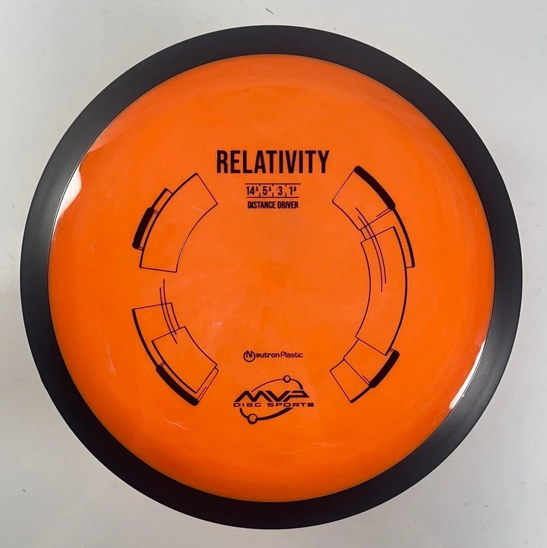 MVP Disc Sports Relativity | Neutron | Orange/Black 175g Disc Golf