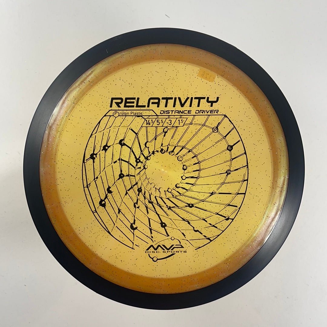 MVP Disc Sports Relativity | Proton | Gold/Black 175g Disc Golf
