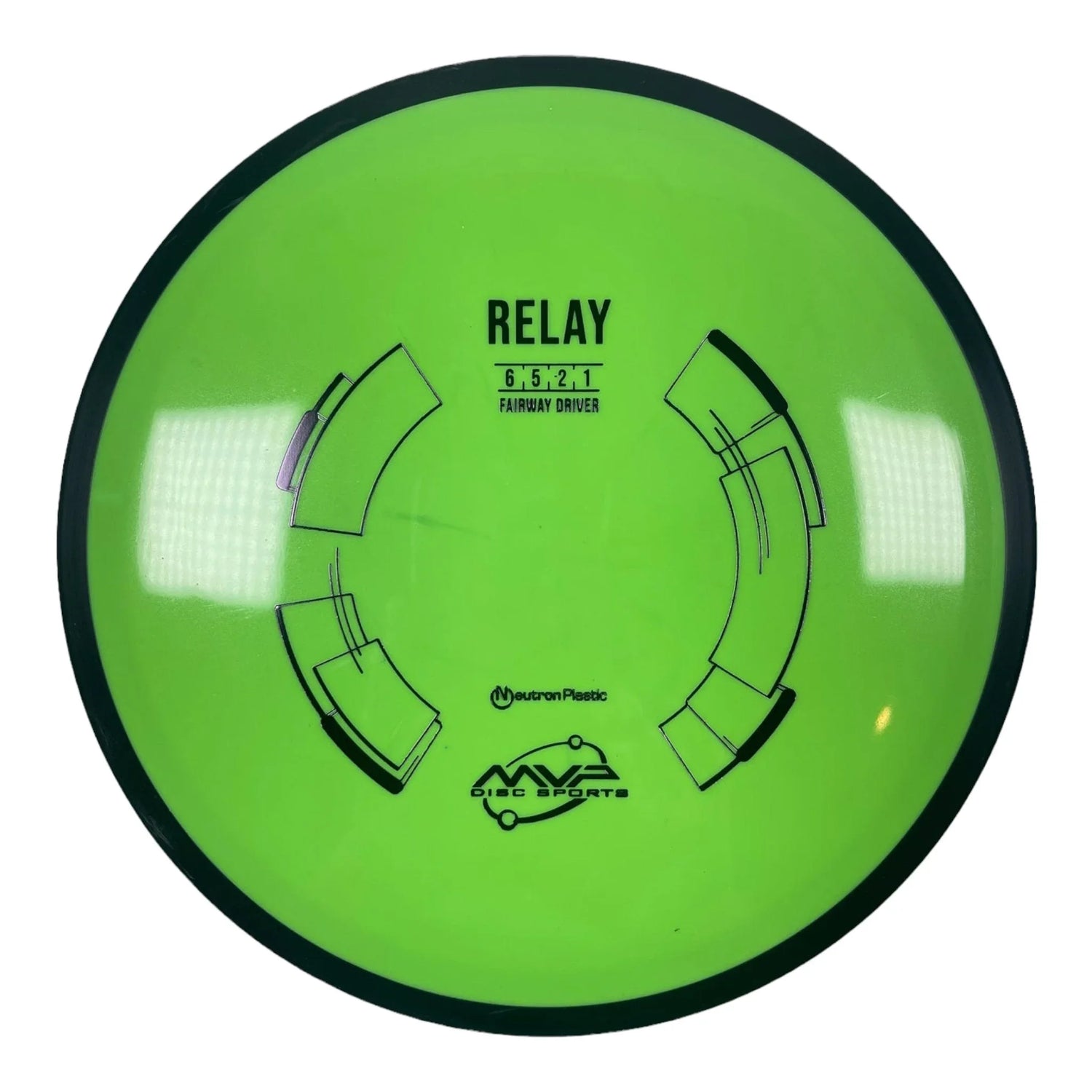 MVP Disc Sports Relay | Neutron | Green/Black 166 - 168g Disc Golf