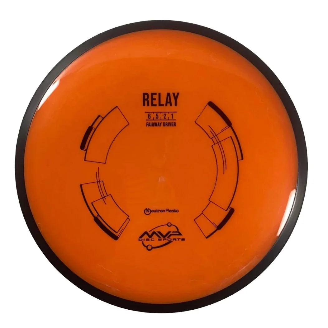 MVP Disc Sports Relay | Neutron | Orange/Black 169 - 174g Disc Golf
