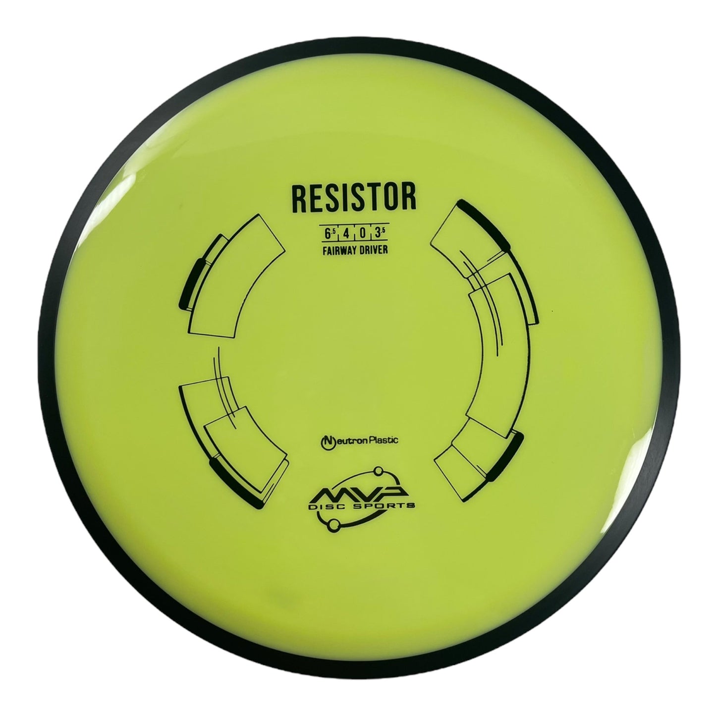 MVP Disc Sports Resistor | Neutron | Yellow 168g Disc Golf