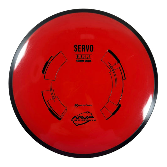 MVP Disc Sports Servo | Neutron | Red/Black 173g Disc Golf