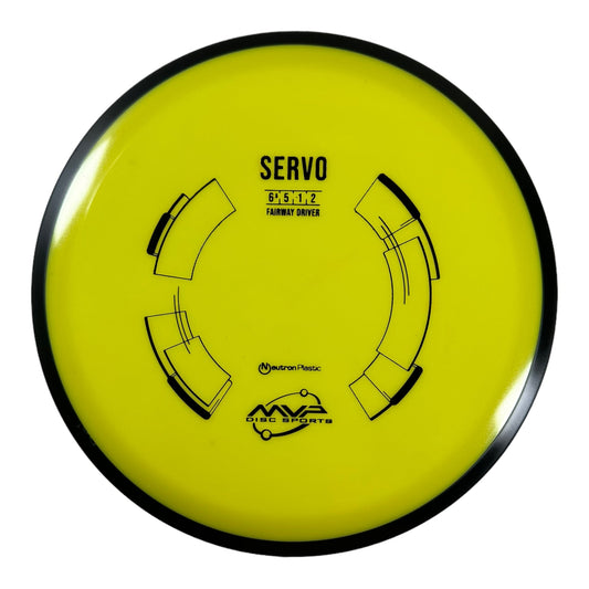 MVP Disc Sports Servo | Neutron | Yellow/Black 172g Disc Golf