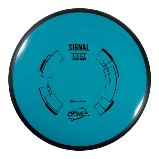 MVP Disc Sports Signal | Neutron | Blue/Black 172g Disc Golf