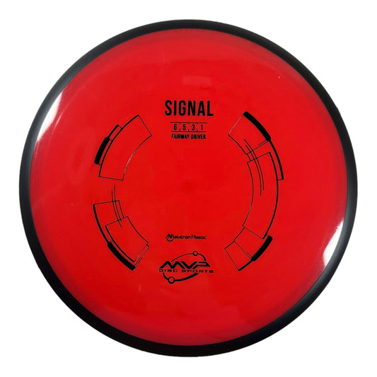 MVP Disc Sports Signal | Neutron | Red/Black 164-168g Disc Golf