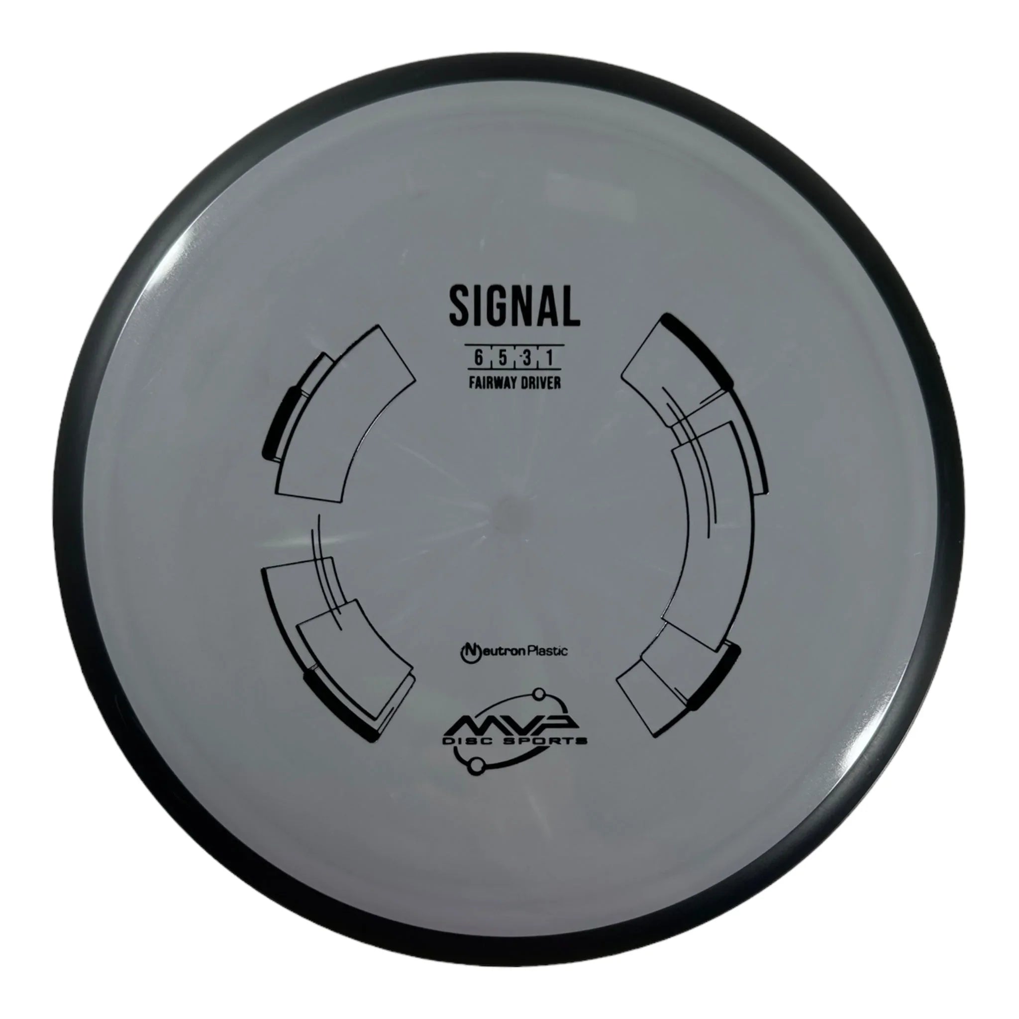 MVP Disc Sports Signal | Neutron | Grey/Black 174g Disc Golf