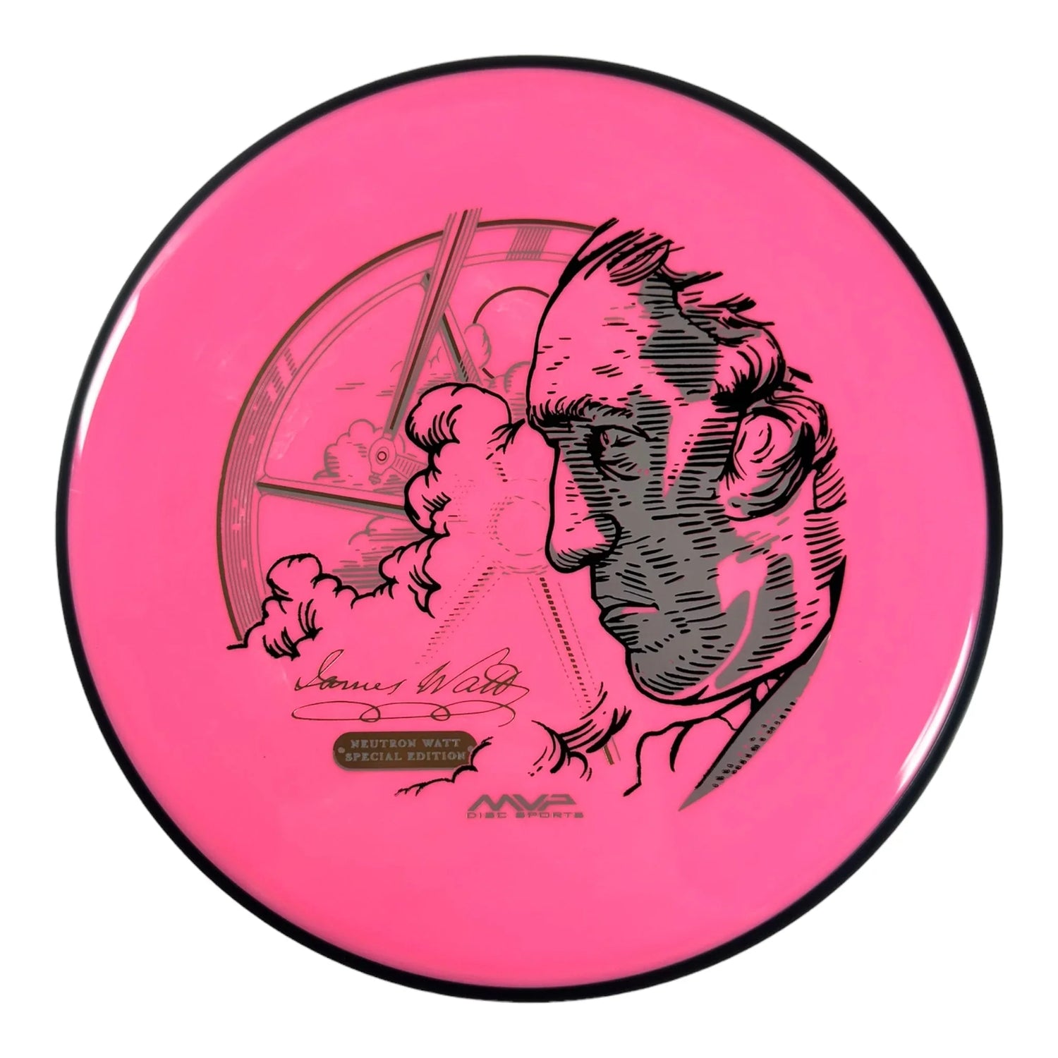 MVP Disc Sports Watt | Neutron | Pink/Black 173 - 174g (Special Edition) Disc Golf