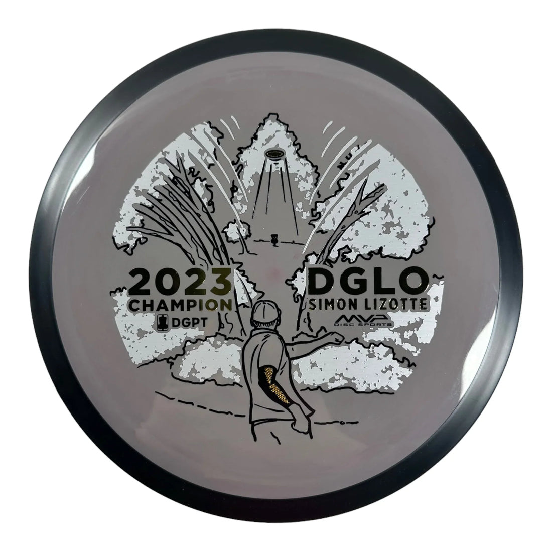 MVP Disc Sports Wave | Neutron | Grey/Gold 171g (Simon Lizotte) Disc Golf