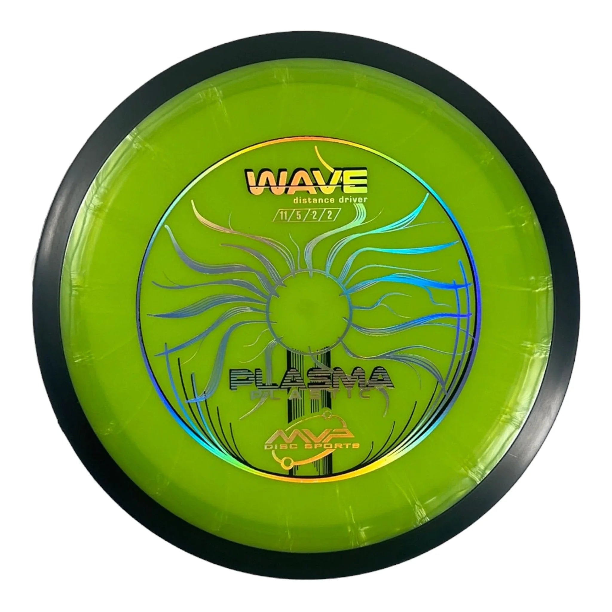 MVP Disc Sports Wave | Plasma | Green/Holo 168g Disc Golf