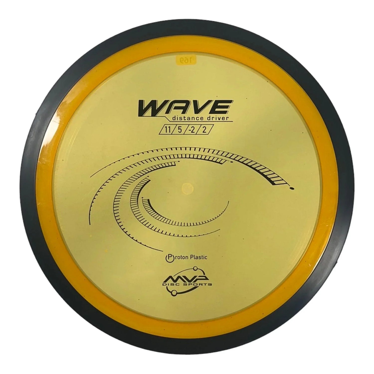 MVP Disc Sports Wave | Proton | Yellow/Black 166g Disc Golf