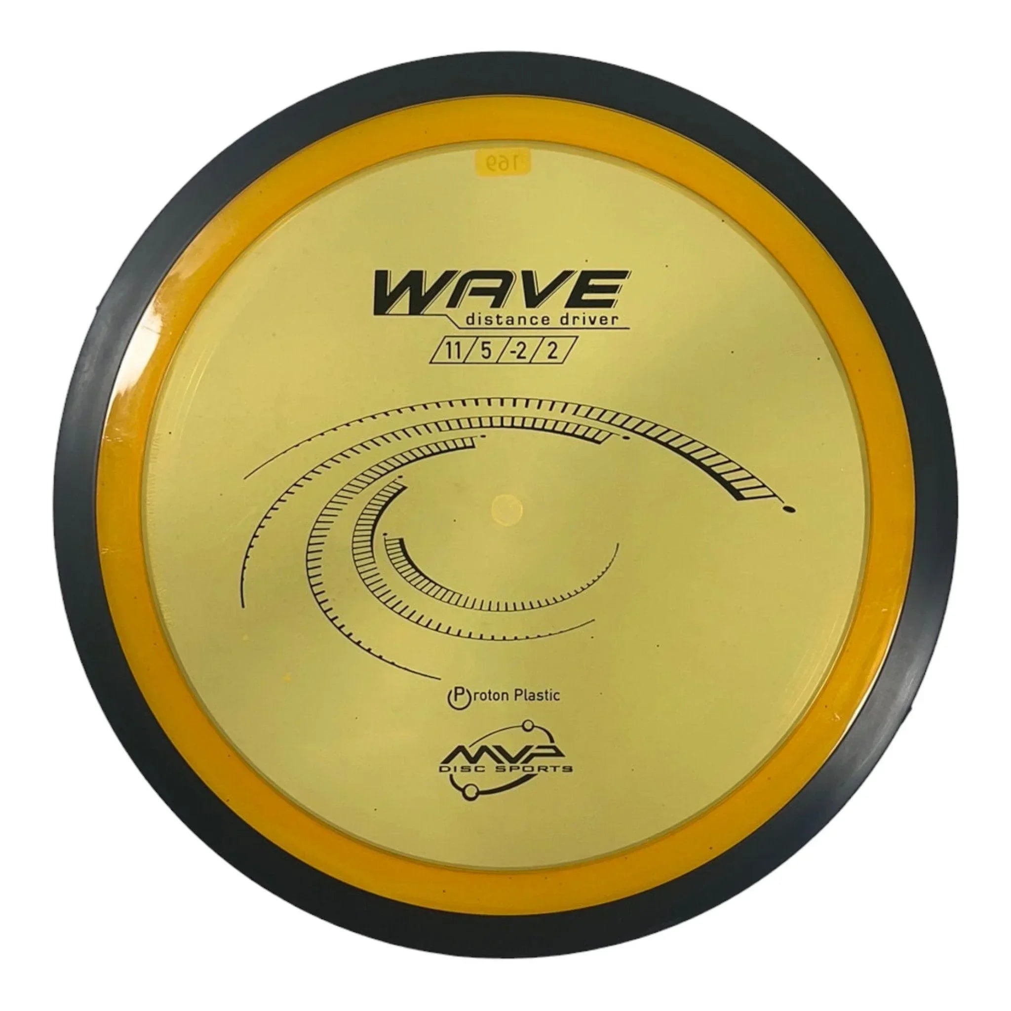 MVP Disc Sports Wave | Proton | Yellow/Black 166g Disc Golf