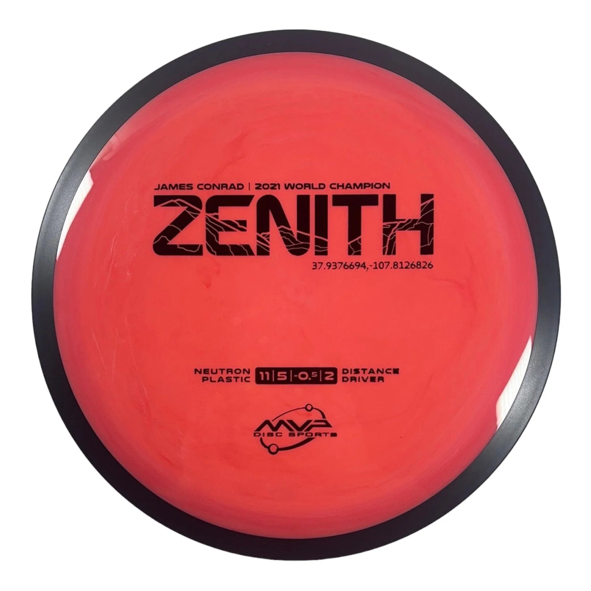MVP Disc Sports Zenith | Neutron | Red/Black 169g Disc Golf