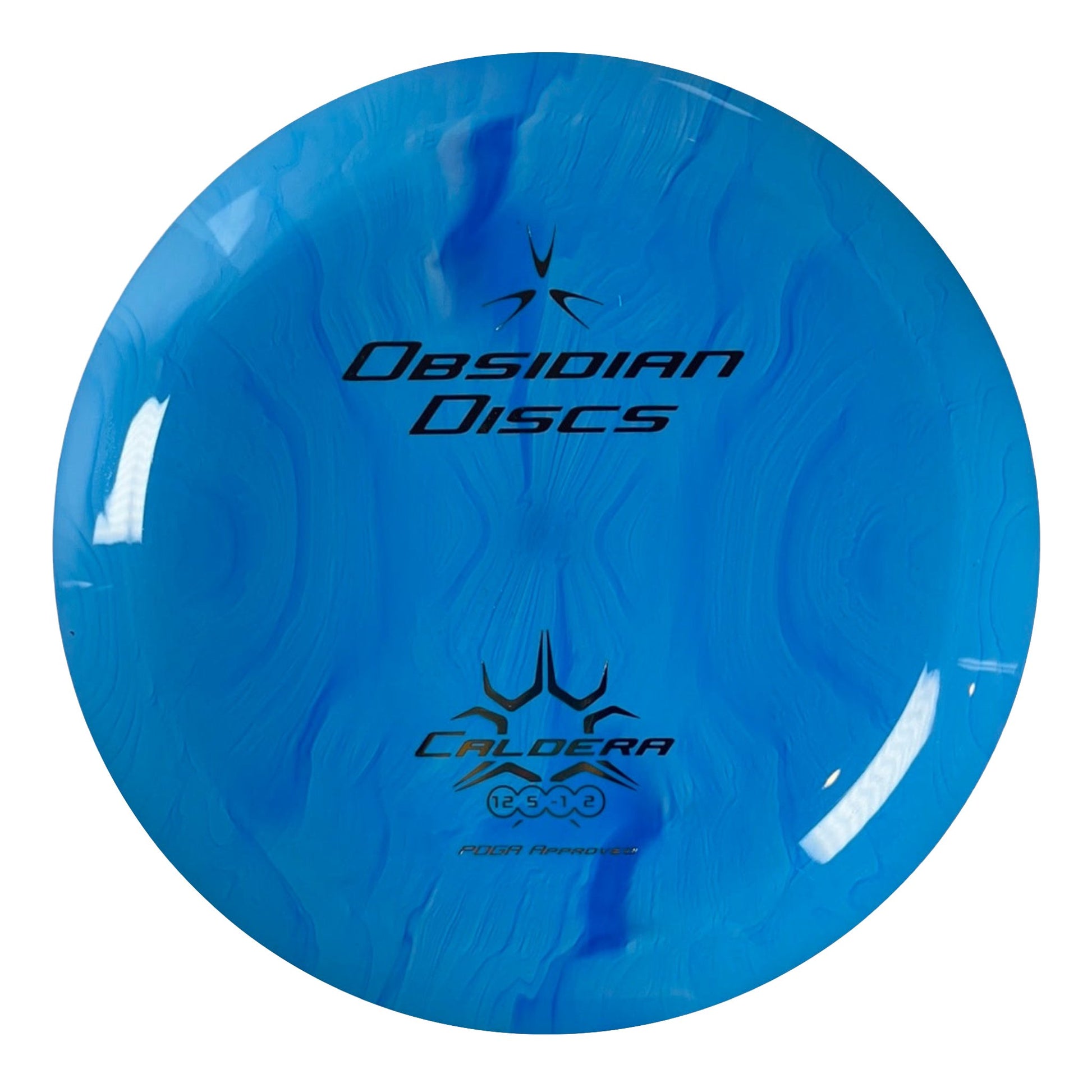 Obsidian Discs Caldera | H9 | Blue/Gold 175g Disc Golf