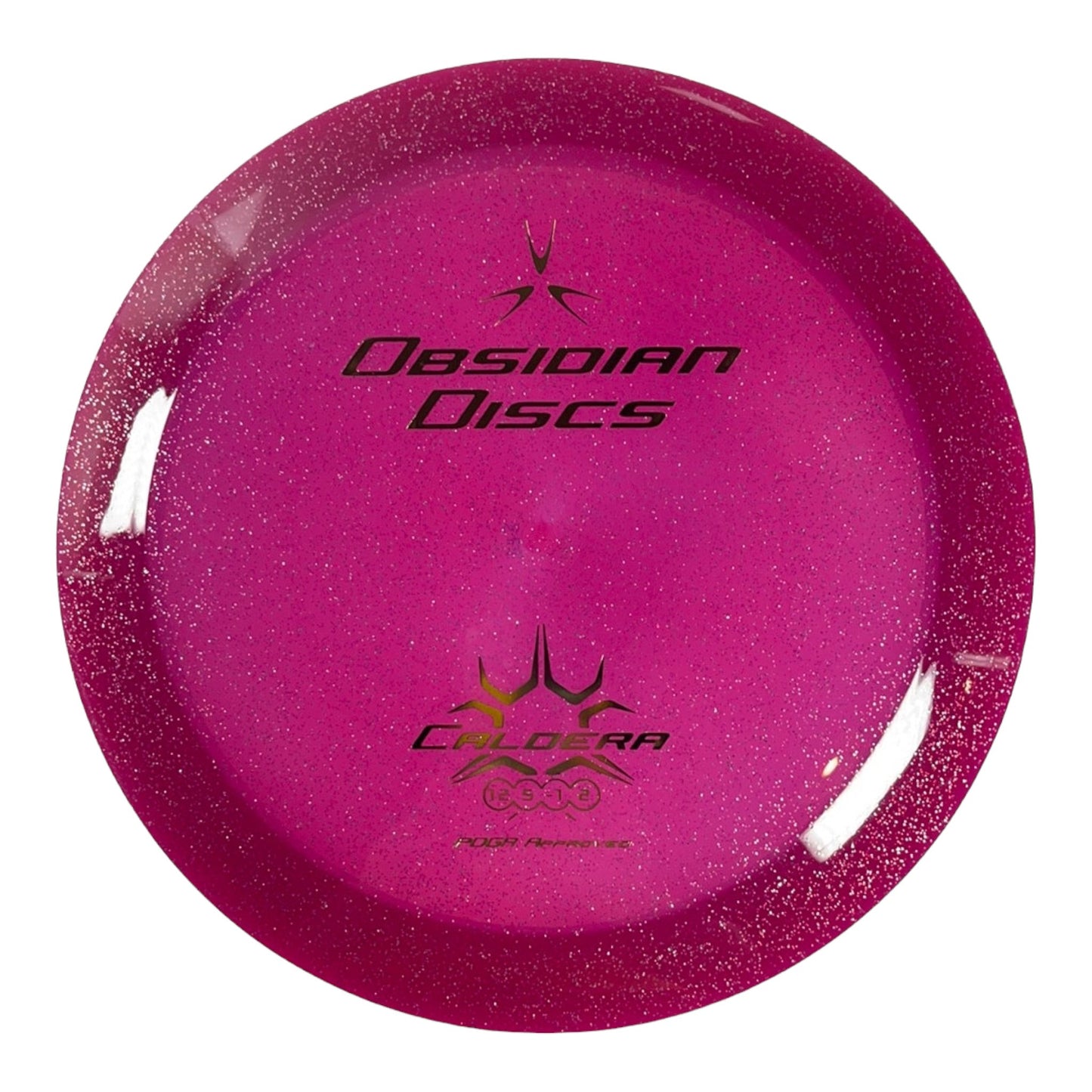 Obsidian Discs Caldera | H9 | Purple/Gold 173g Disc Golf