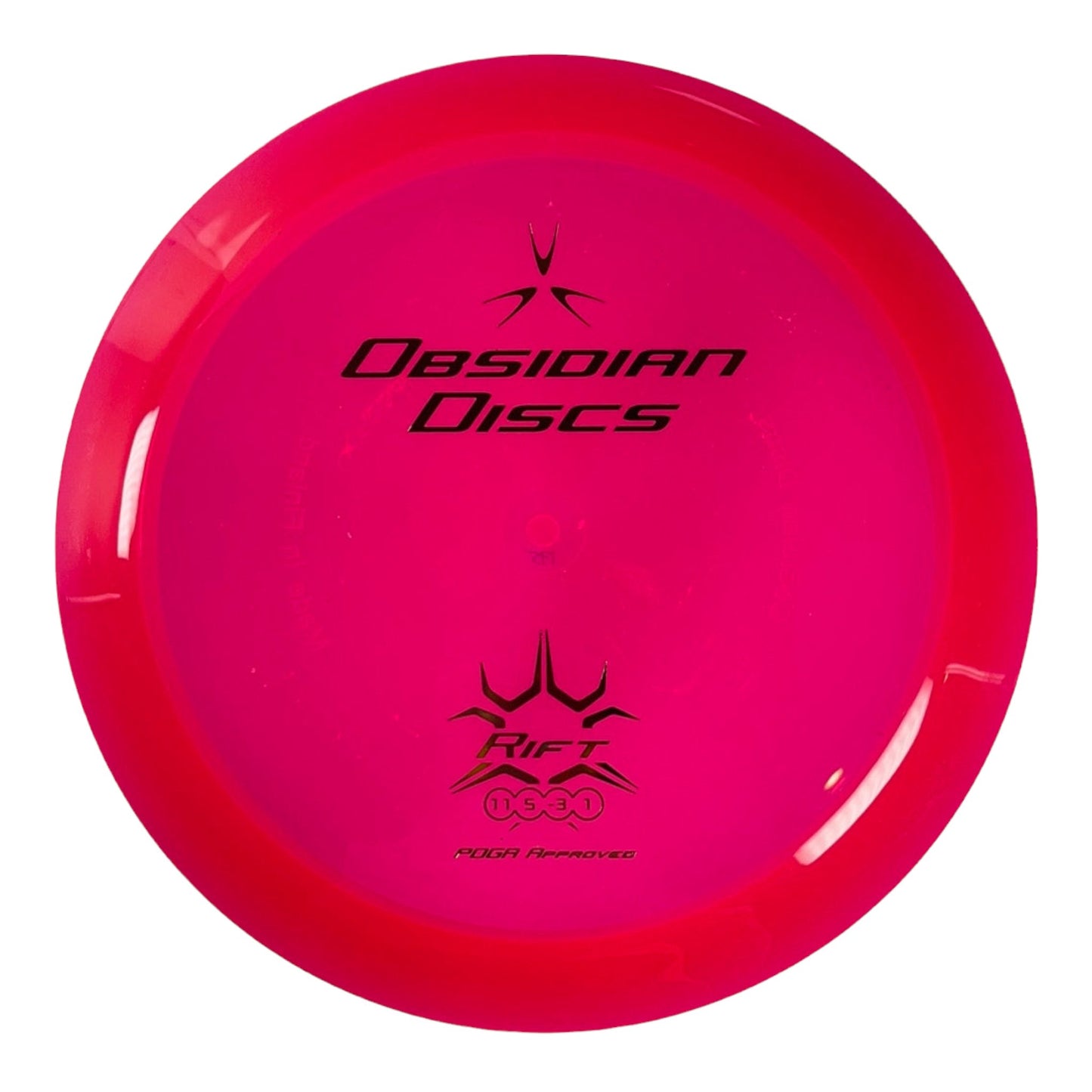 Obsidian Discs Rift | H9 | Pink/Gold 175g Disc Golf