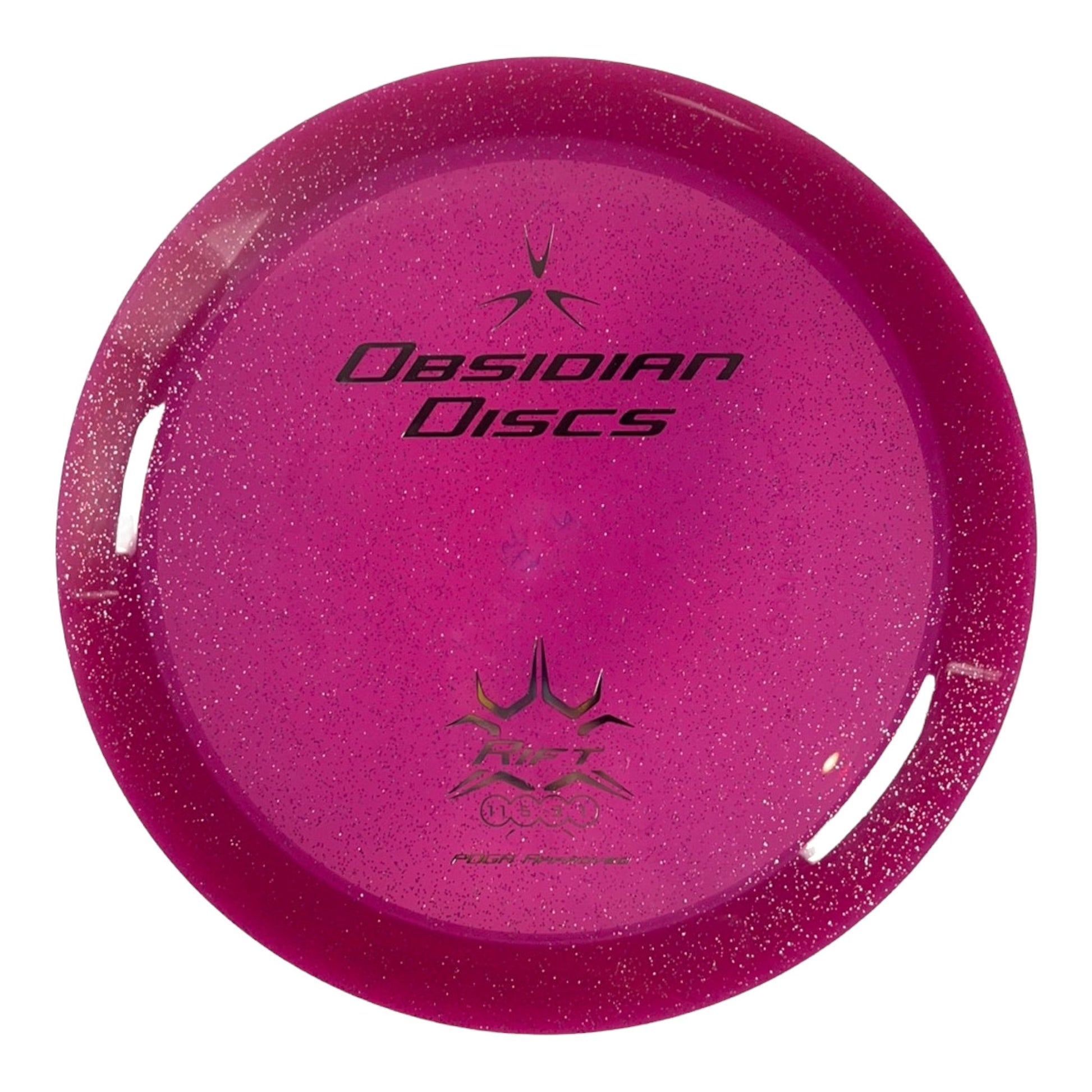 Obsidian Discs Rift | H9 | Purple/Silver 175g Disc Golf