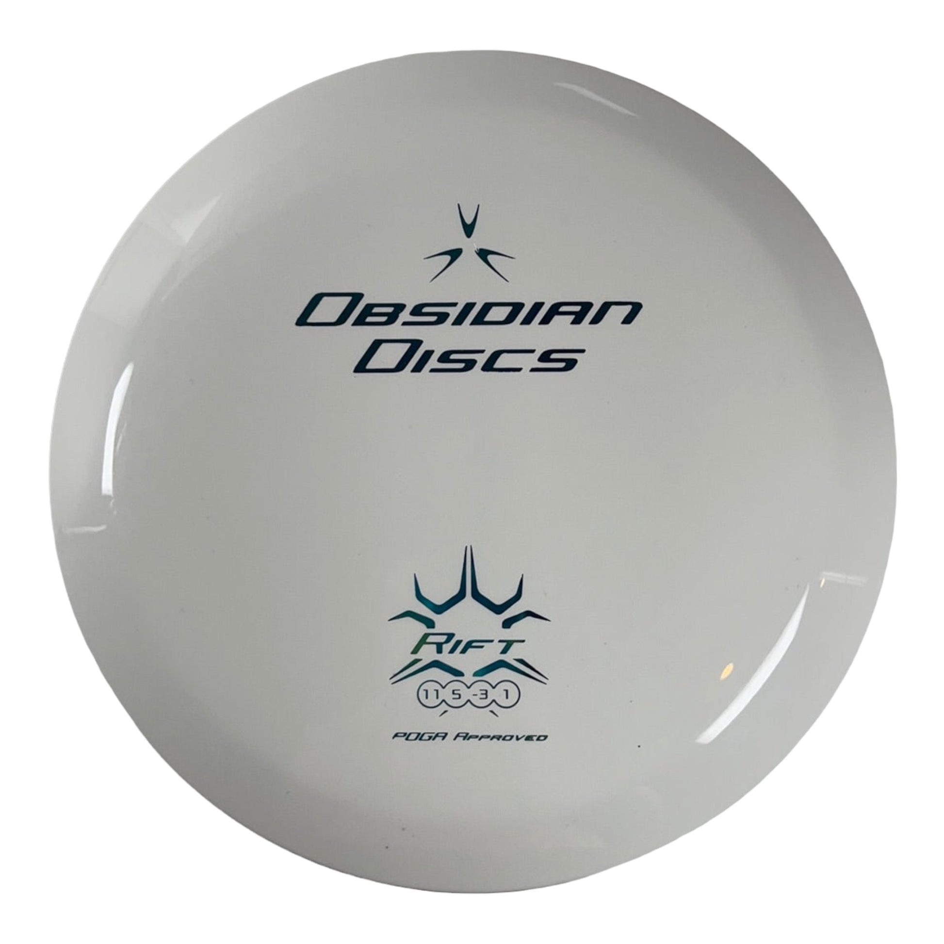 Obsidian Discs Rift | H9 | White/Blue 176g Disc Golf