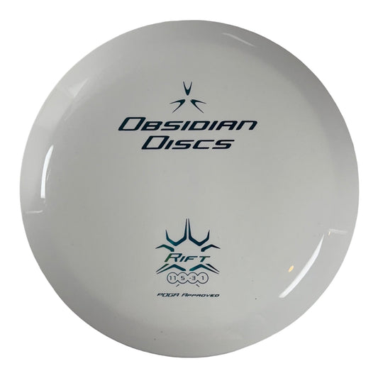 Obsidian Discs Rift | H9 | White/Blue 176g Disc Golf